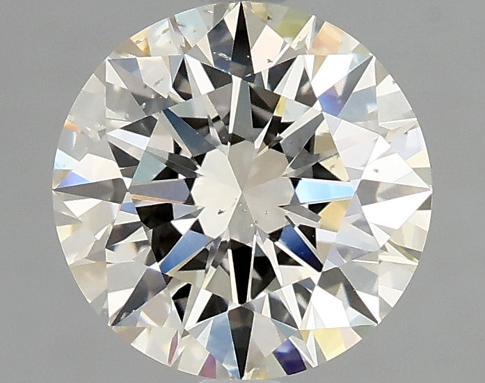 Lab-Grown 2.01 Carat Round Brilliant Diamond color K Clarity SI1 With GIA Certificate, precious stones, engagement diamonds