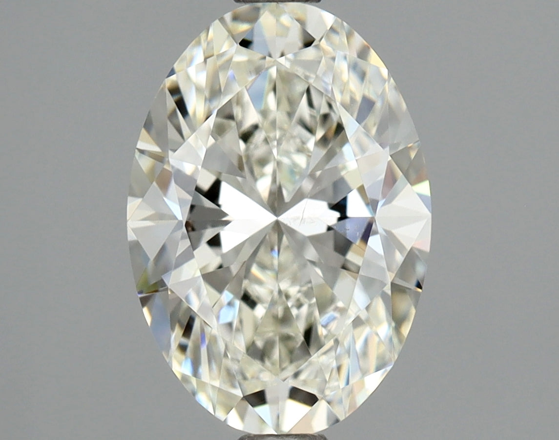 Lab-Grown 1.70 Carat Oval Shape Diamond color H Clarity SI1 With GIA Certificate, precious stones, engagement diamonds
