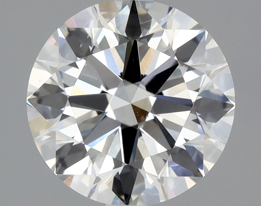 Lab-Grown 2.01 Carat Round Brilliant Diamond color H Clarity VS2 With GIA Certificate, precious stones, engagement diamonds