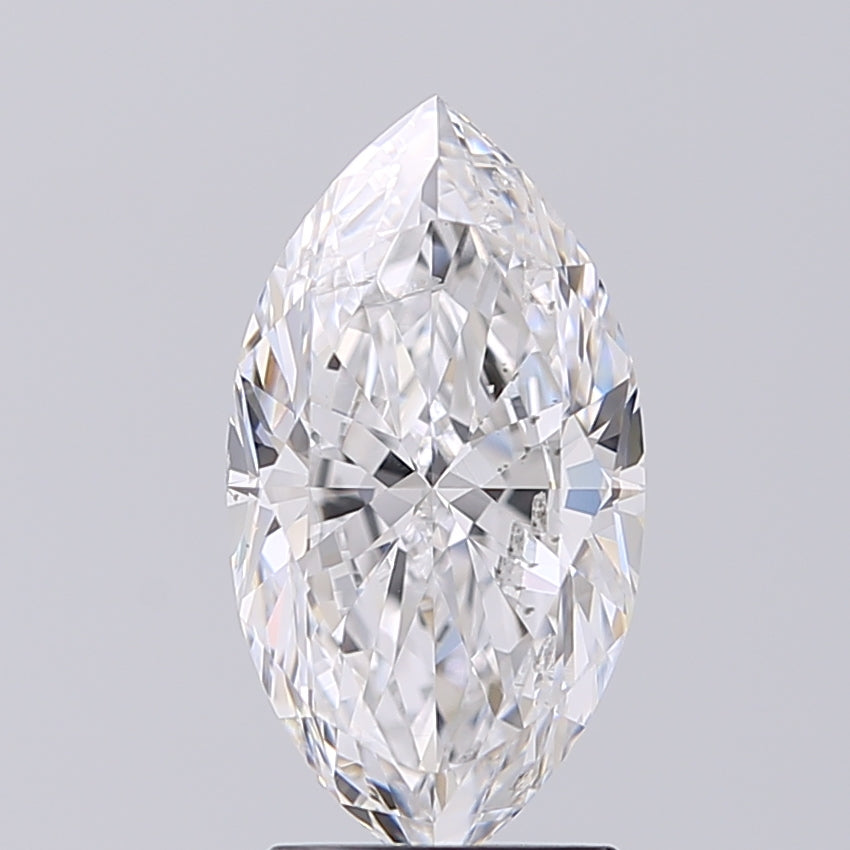 Lab-Grown 2.00 Carat Marquis Shape Diamond color D Clarity SI2 With GIA Certificate, precious stones, engagement diamonds