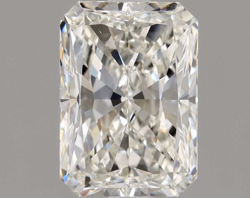 Lab-Grown 2.01 Carat Radiant Cut Diamond color I Clarity SI1 With GIA Certificate, precious stones, engagement diamonds