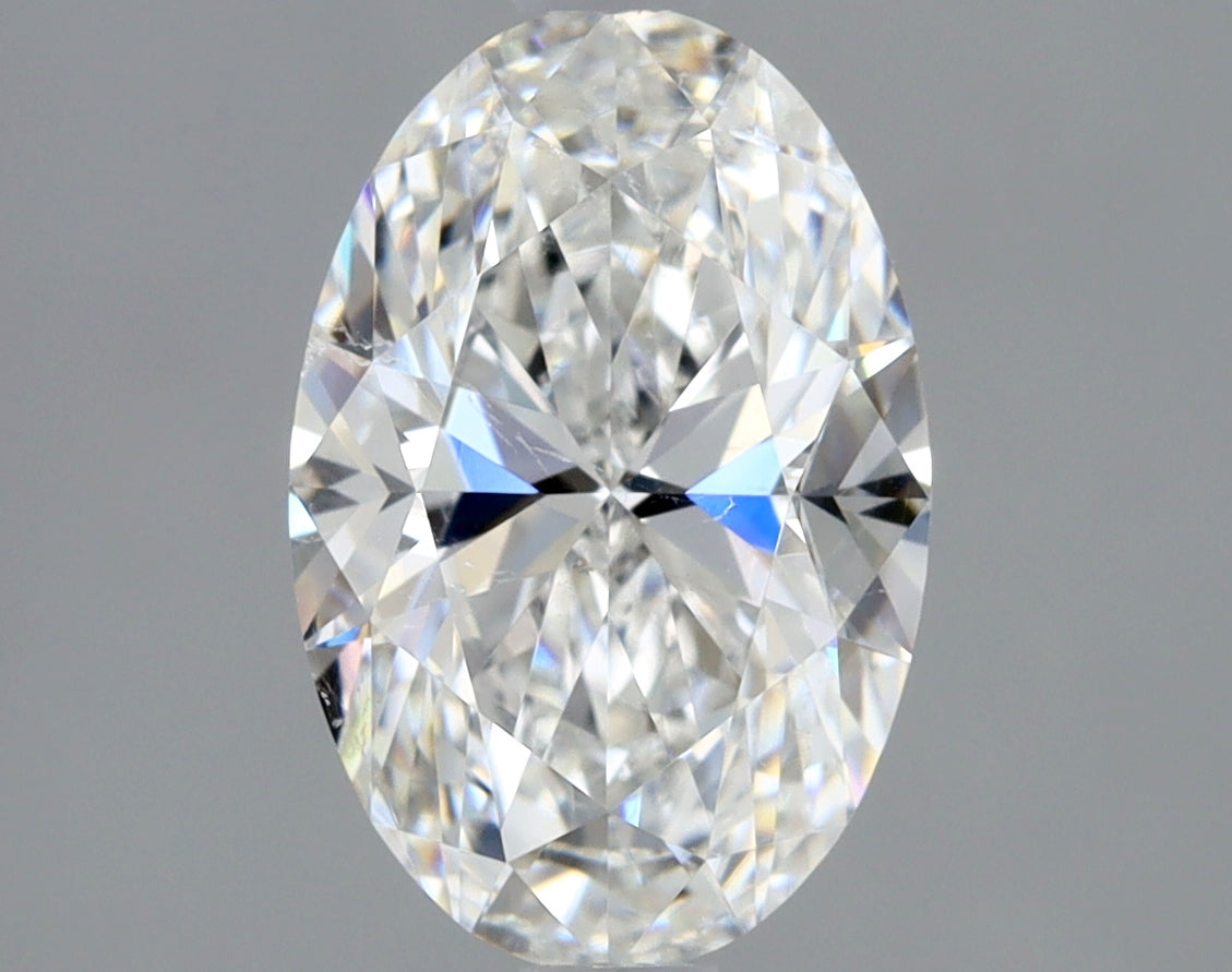 Lab-Grown 1.80 Carat Oval Shape Diamond color F Clarity SI2 With GIA Certificate, precious stones, engagement diamonds