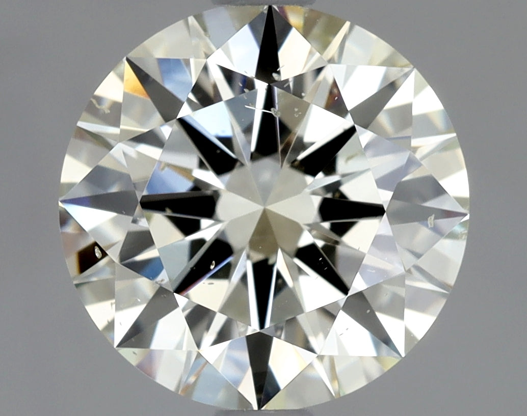 Lab-Grown 2.01 Carat Round Brilliant Diamond color L Clarity SI2 With GIA Certificate, precious stones, engagement diamonds
