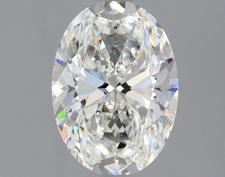 Lab-Grown 1.40 Carat Oval Shape Diamond color G Clarity SI1 With GIA Certificate, precious stones, engagement diamonds