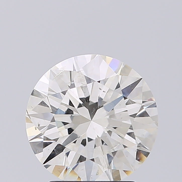 Lab-Grown 2.01 Carat Round Brilliant Diamond color I Clarity SI2 With GIA Certificate, precious stones, engagement diamonds