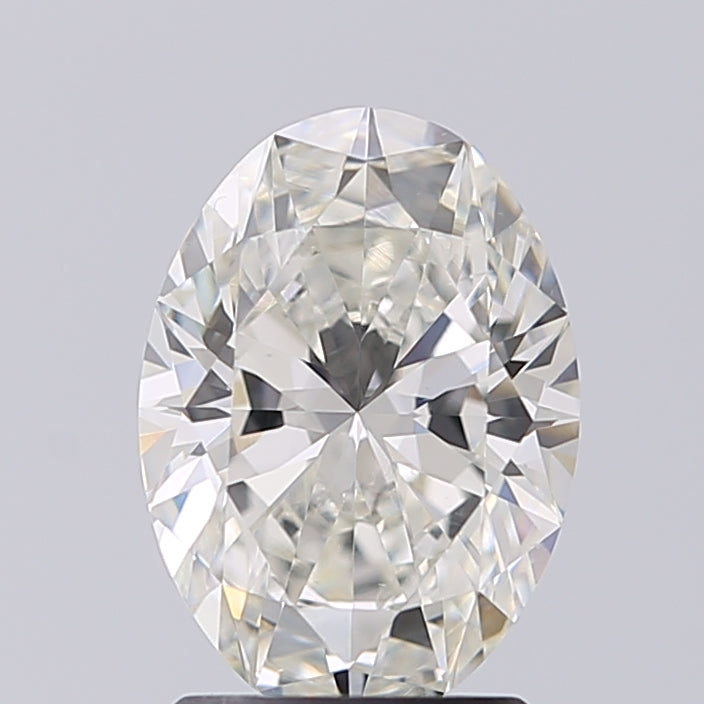 Lab-Grown 1.72 Carat Oval Shape Diamond color I Clarity SI1 With GIA Certificate, precious stones, engagement diamonds