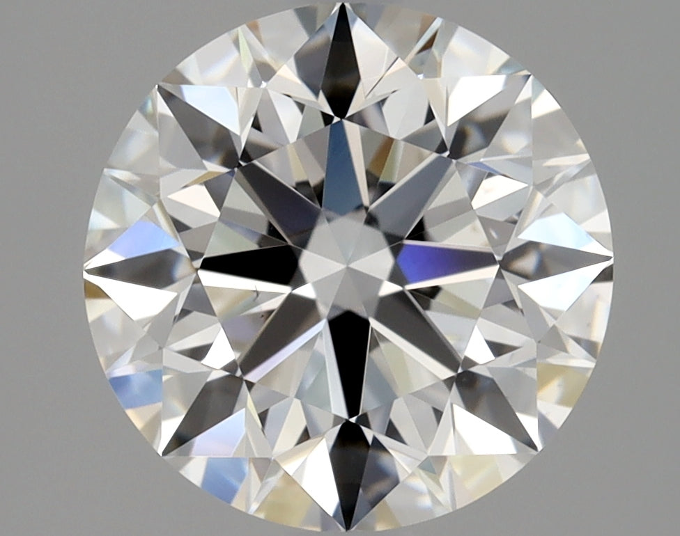 Lab-Grown 2.20 Carat Round Brilliant Diamond color E Clarity VS2 With GIA Certificate, precious stones, engagement diamonds