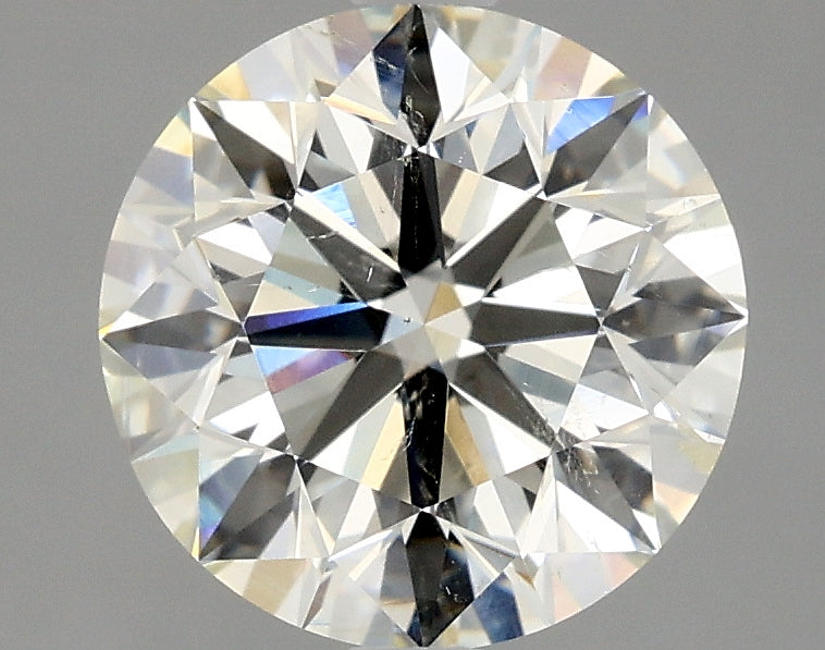 Lab-Grown 2.12 Carat Round Brilliant Diamond color K Clarity SI2 With GIA Certificate, precious stones, engagement diamonds