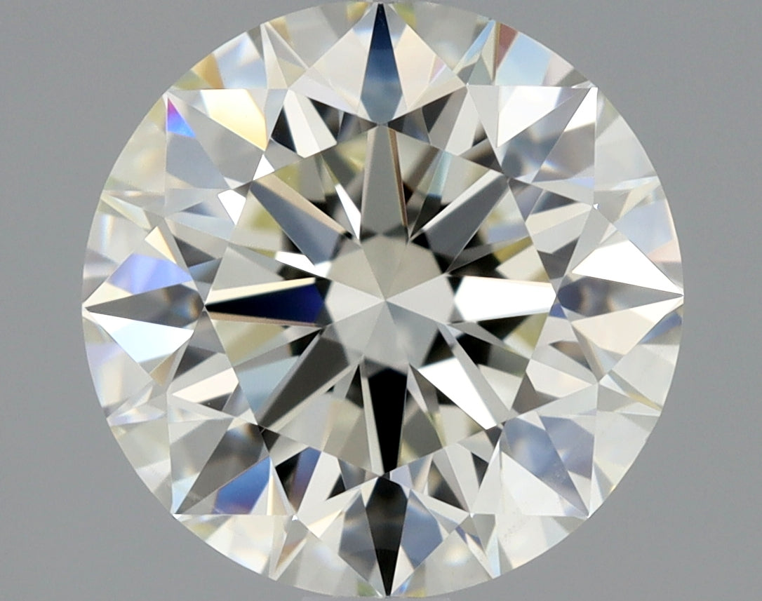 Lab-Grown 1.70 Carat Round Brilliant Diamond color K Clarity SI1 With GIA Certificate, precious stones, engagement diamonds