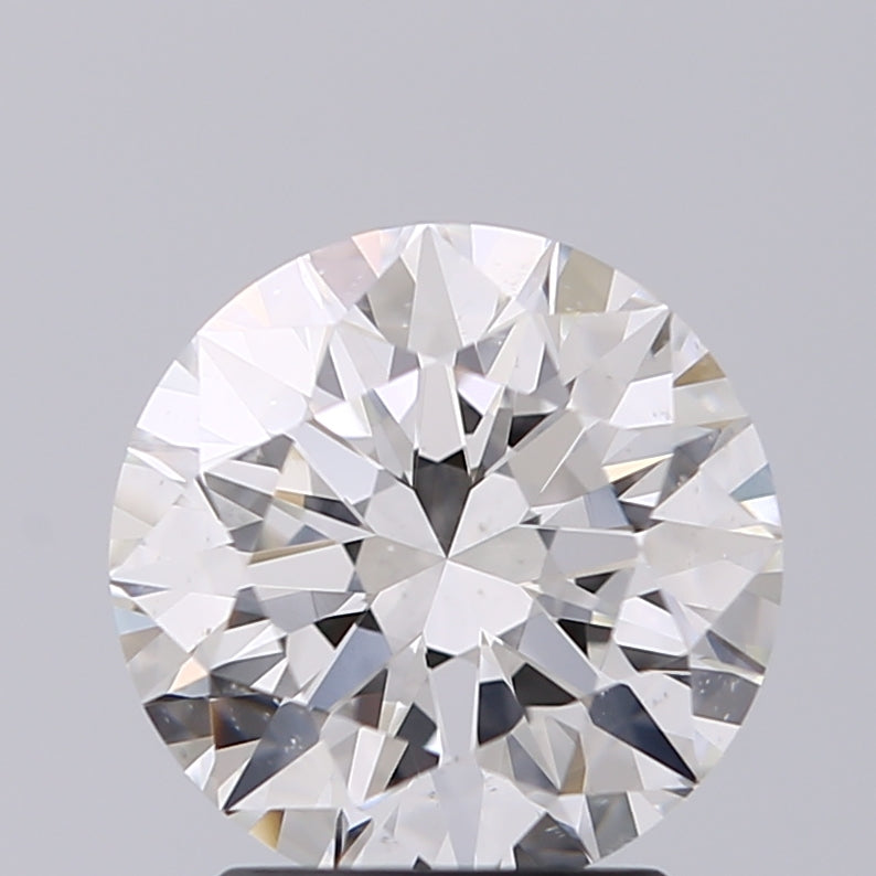 Lab-Grown 2.01 Carat Round Brilliant Diamond color F Clarity SI1 With GIA Certificate, precious stones, engagement diamonds