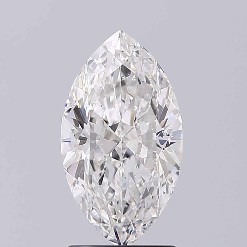 Lab-Grown 1.51 Carat Marquis Shape Diamond color E Clarity SI1 With GIA Certificate, precious stones, engagement diamonds