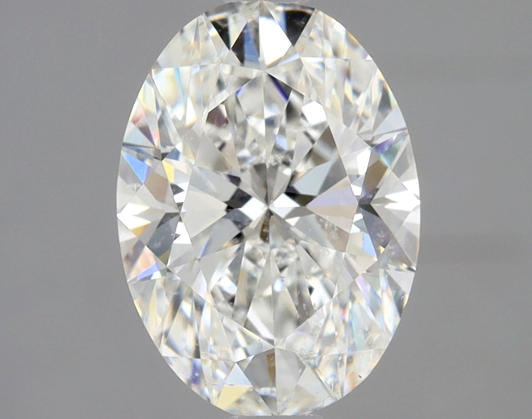 Lab-Grown 1.71 Carat Oval Shape Diamond color F Clarity SI2 With GIA Certificate, precious stones, engagement diamonds
