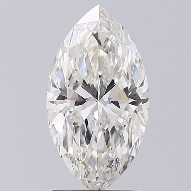 Lab-Grown 1.70 Carat Marquis Shape Diamond color H Clarity SI2 With GIA Certificate, precious stones, engagement diamonds