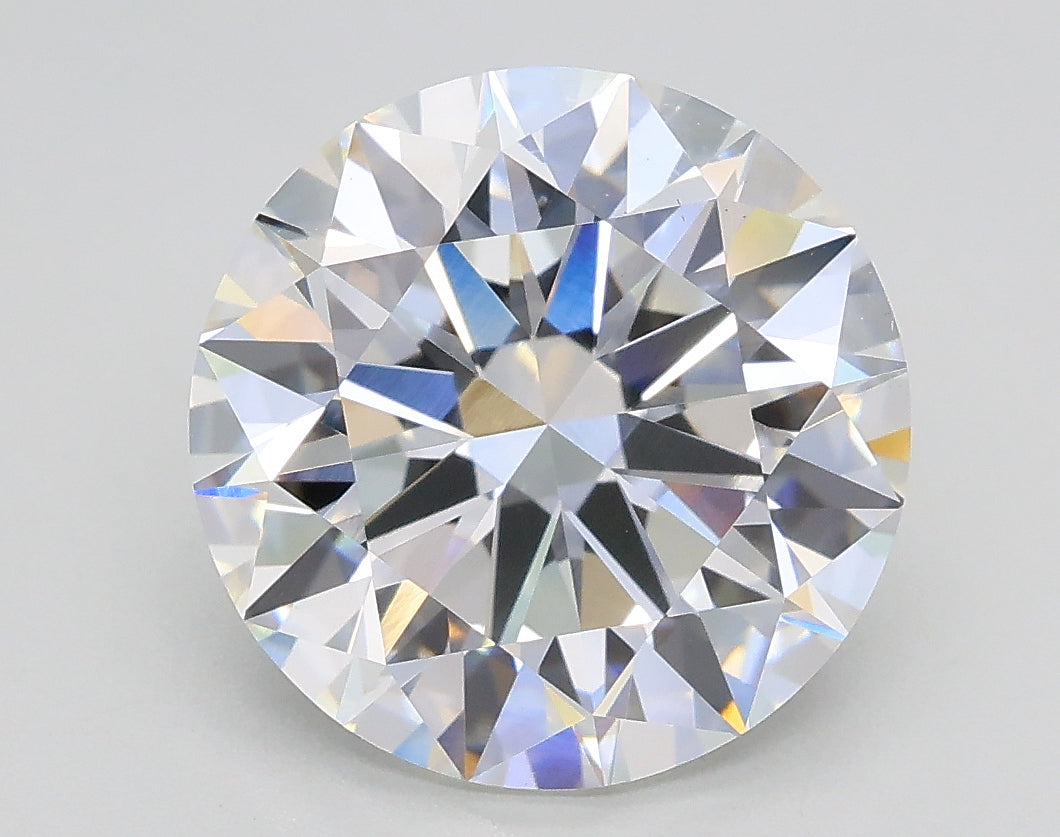 Lab-Grown 3.04 Carat Round Brilliant Diamond color E Clarity VS1, precious stones, engagement diamonds