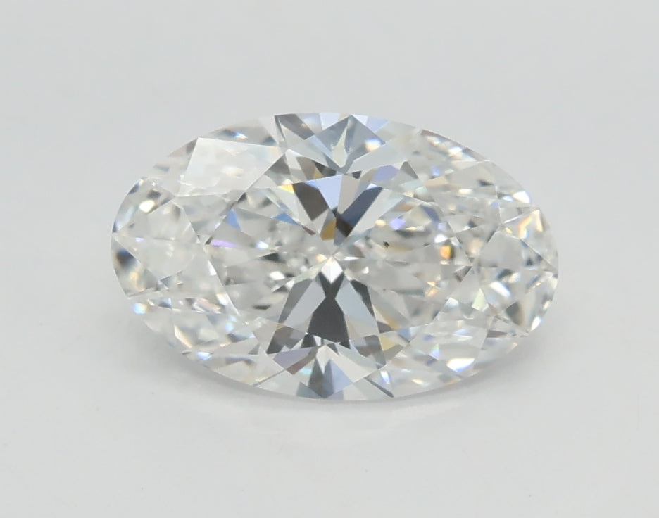 Lab-Grown 1.00 Carat Oval Shape Diamond color D Clarity VS1, precious stones, engagement diamonds