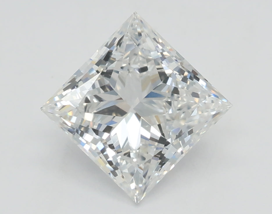 Lab-Grown 1.51 Carat Princess Cut Diamond color E Clarity VVS2, precious stones, engagement diamonds