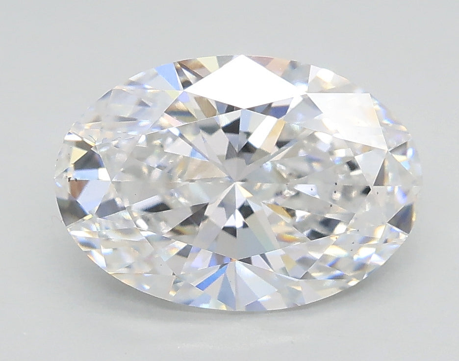 Lab-Grown 2.01 Carat Oval Shape Diamond color E Clarity VS2, precious stones, engagement diamonds