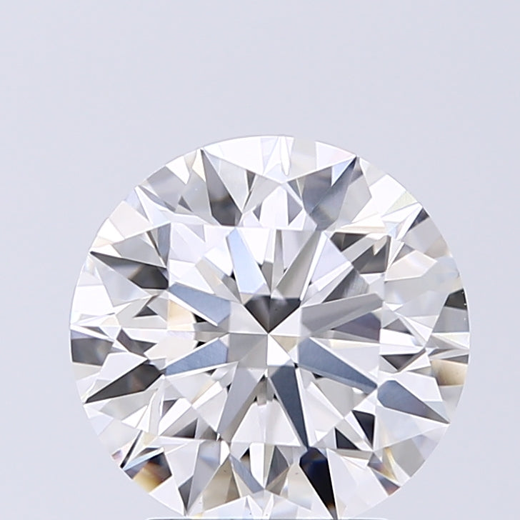 Lab-Grown 2.03 Carat Round Brilliant Diamond color E Clarity VS1, precious stones, engagement diamonds