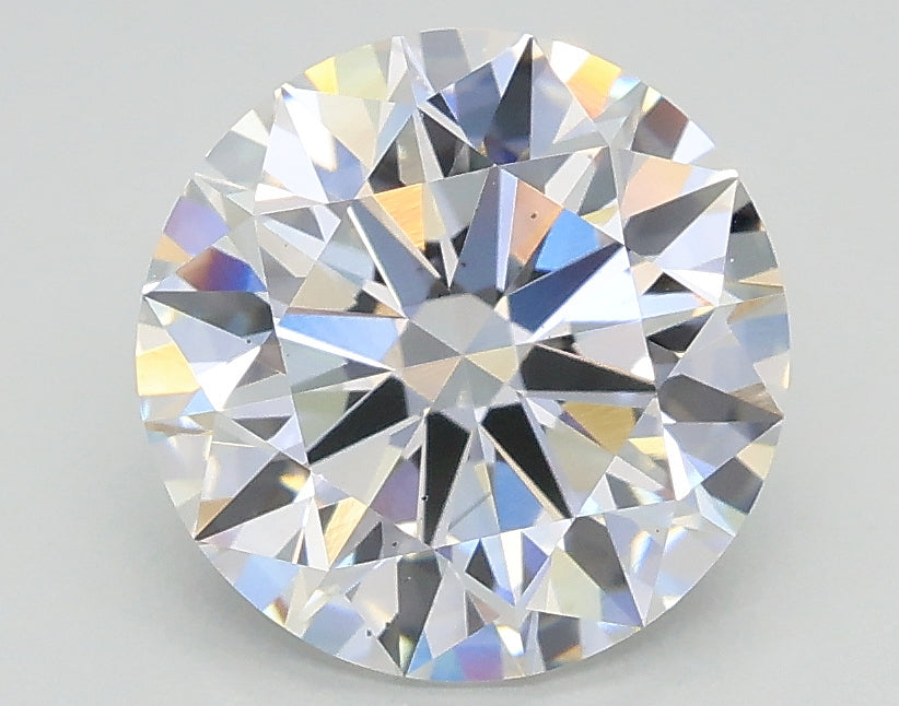 Lab-Grown 2.03 Carat Round Brilliant Diamond color F Clarity VS2, precious stones, engagement diamonds