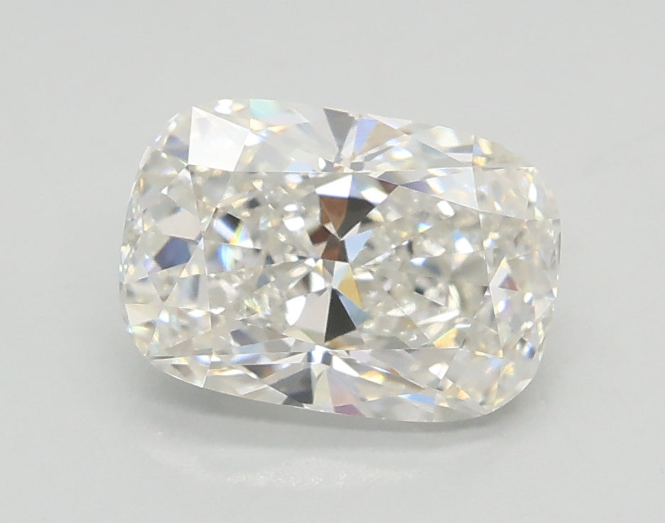 Lab-Grown 1.51 Carat Cushion Modified Brilliant Cut Diamond color F Clarity VVS2, precious stones, engagement diamonds