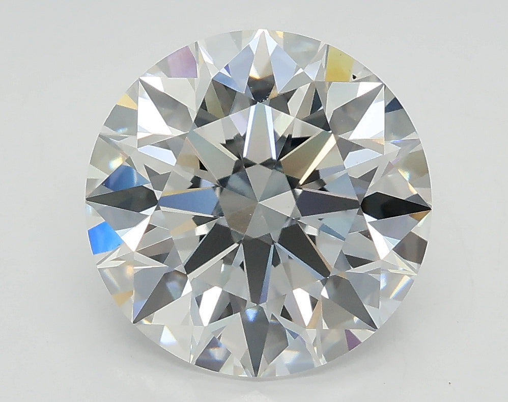 Lab-Grown 3.02 Carat Round Brilliant Diamond color E Clarity VS1, precious stones, engagement diamonds