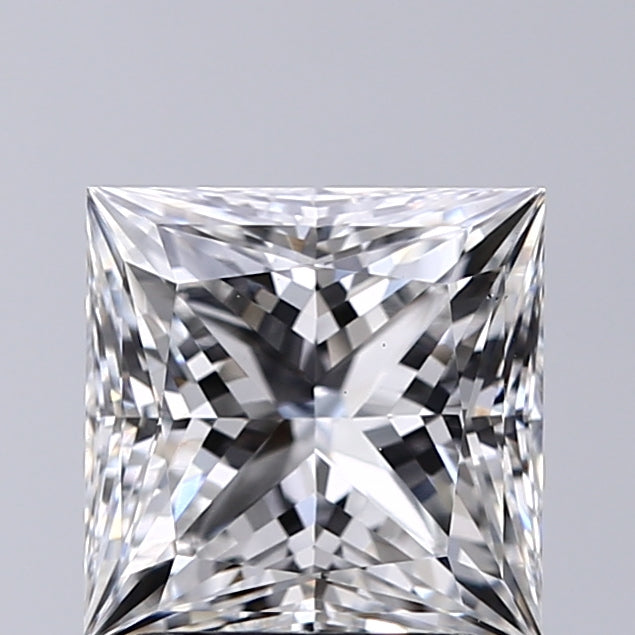 Lab-Grown 1.50 Carat Princess Cut Diamond color E Clarity VS1, precious stones, engagement diamonds