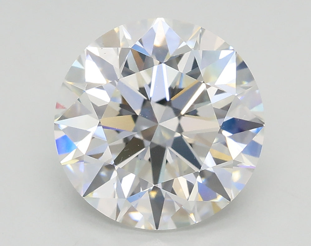 Lab-Grown 3.01 Carat Round Brilliant Diamond color E Clarity VS1, precious stones, engagement diamonds
