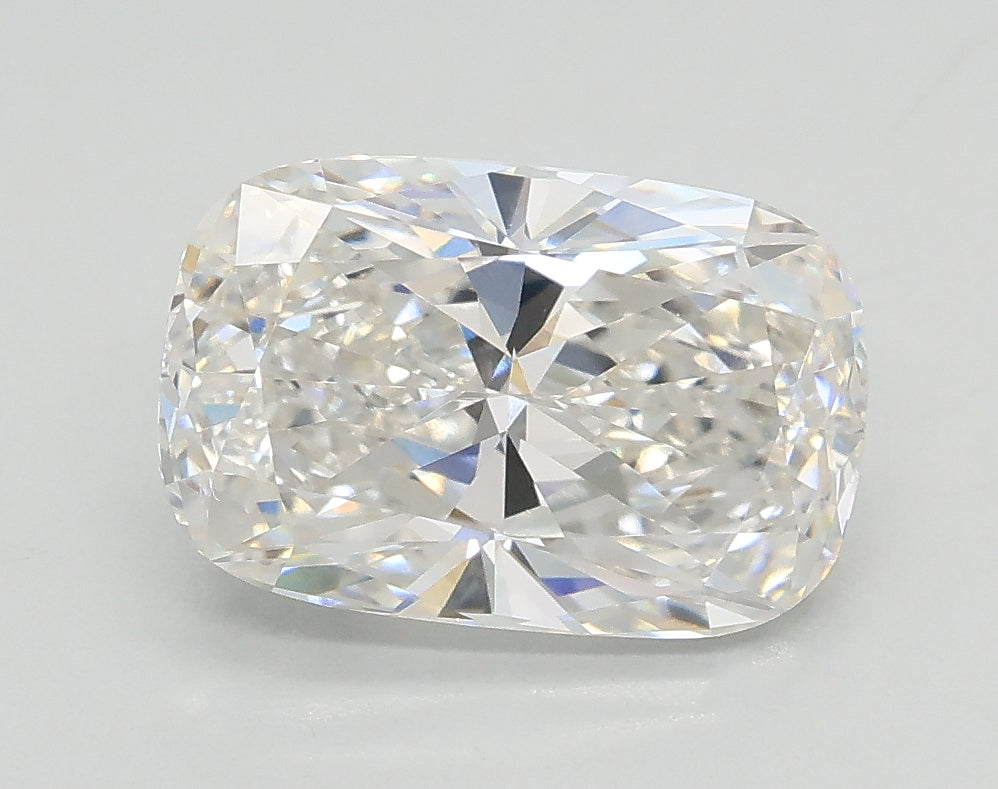 Lab-Grown 2.05 Carat Cushion Modified Brilliant Cut Diamond color E Clarity VVS2, precious stones, engagement diamonds
