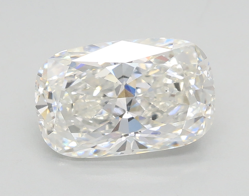 Lab-Grown 2.02 Carat Cushion Modified Brilliant Cut Diamond color E Clarity VVS2, precious stones, engagement diamonds