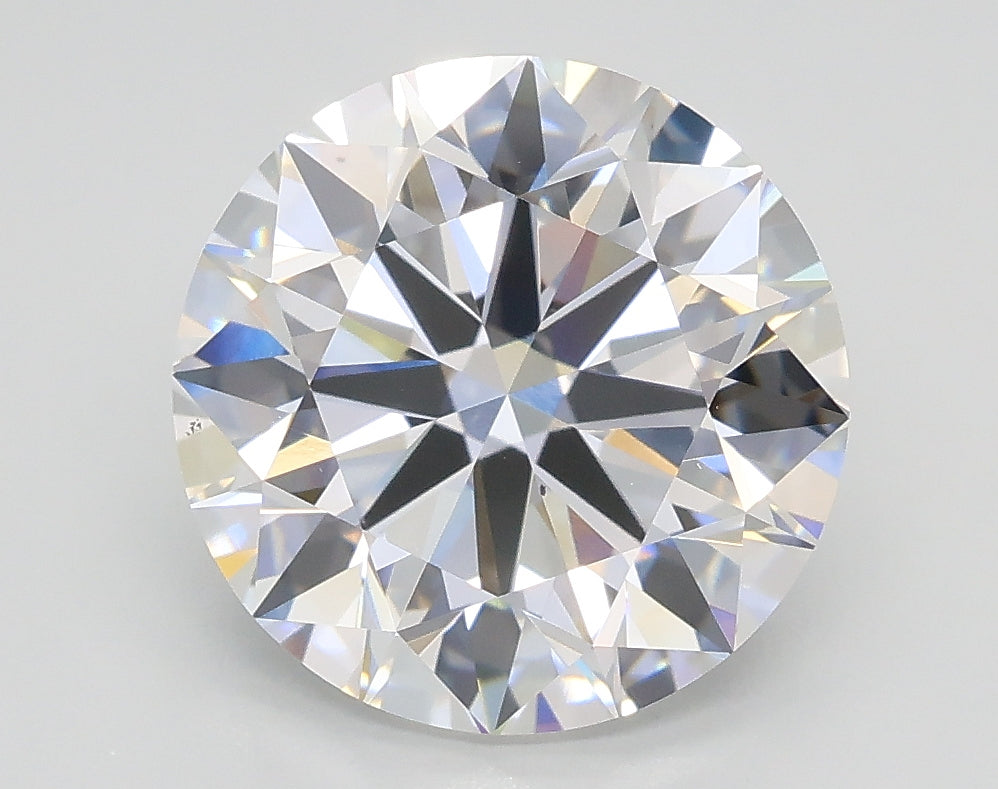 Lab-Grown 3.01 Carat Round Brilliant Diamond color E Clarity VS1, precious stones, engagement diamonds