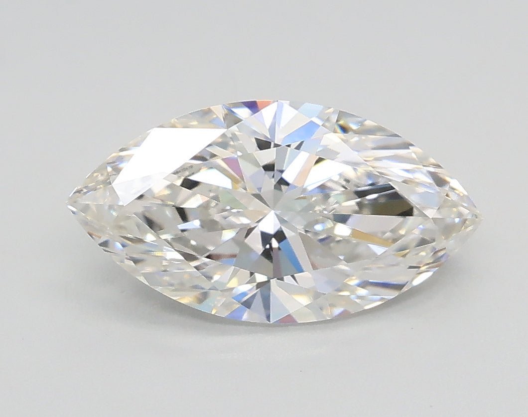 Lab-Grown 1.52 Carat Marquis Shape Diamond color F Clarity VVS2, precious stones, engagement diamonds