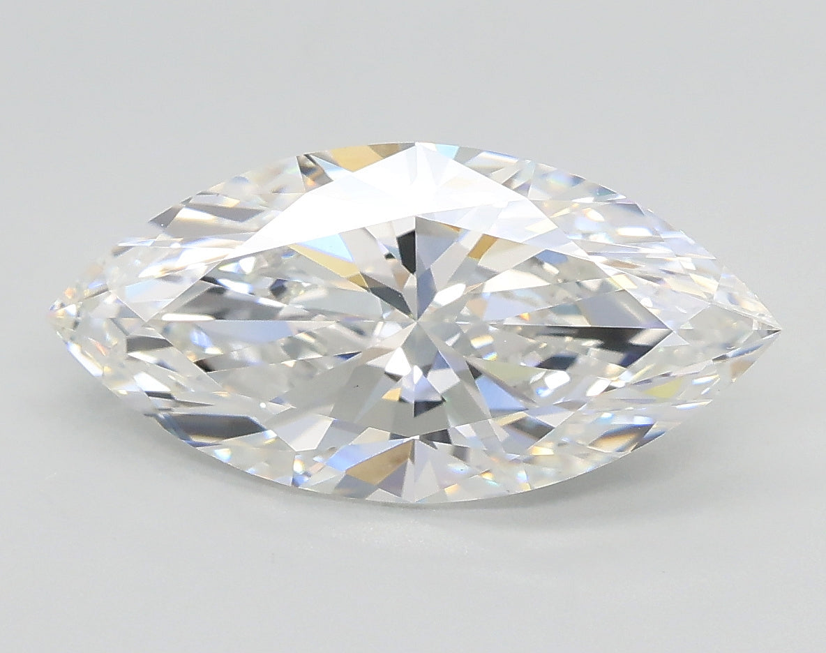 Lab-Grown 2.02 Carat Marquis Shape Diamond color F Clarity VVS2, precious stones, engagement diamonds