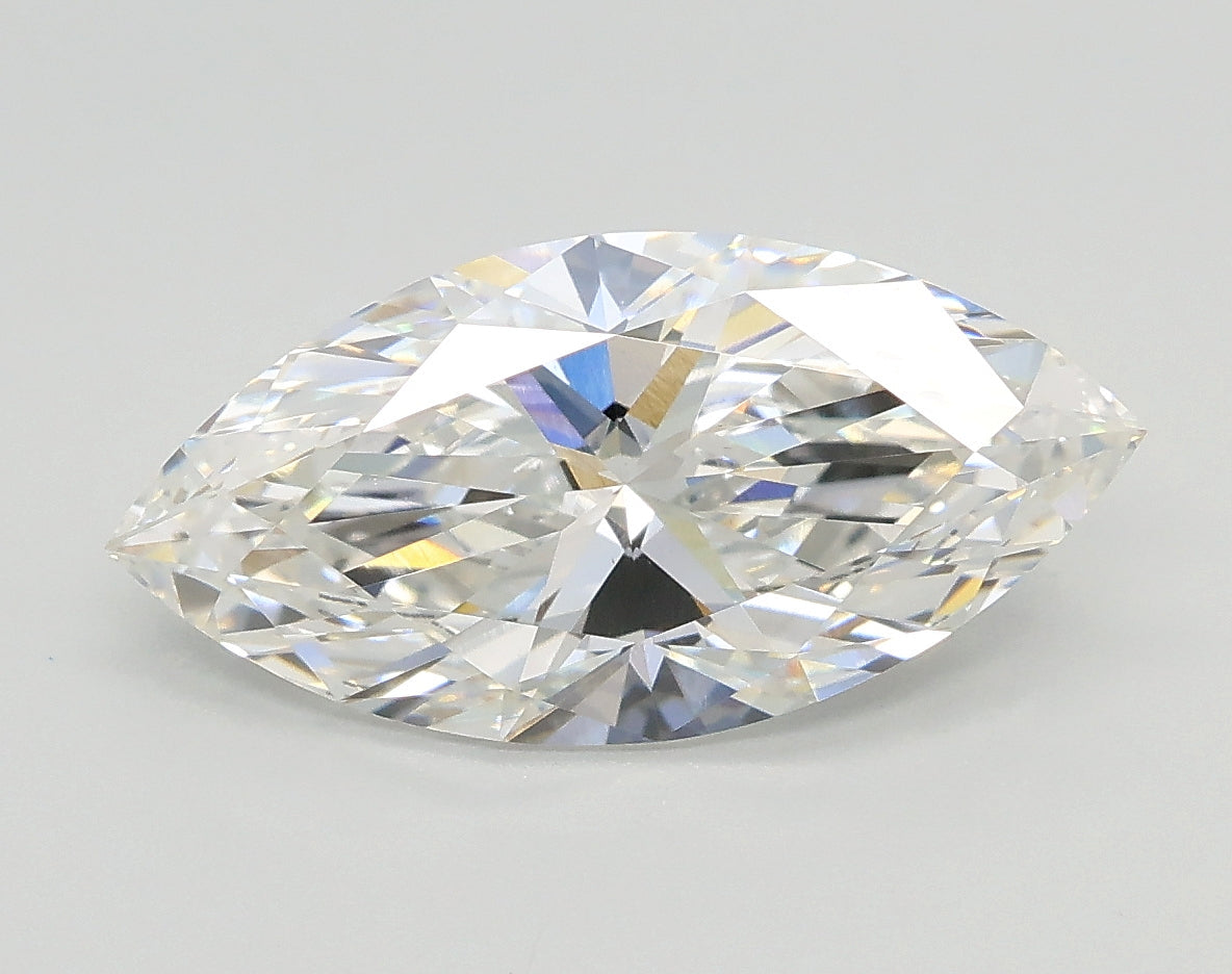 Lab-Grown 2.03 Carat Marquis Shape Diamond color F Clarity VS1, precious stones, engagement diamonds