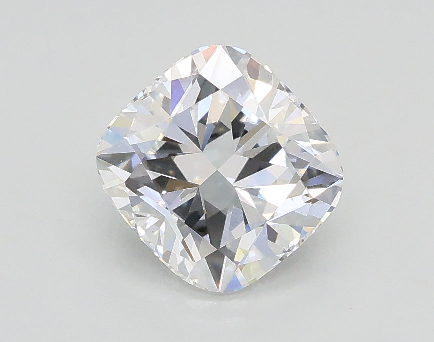 Lab-Grown 1.01 Carat Cushion Modified Brilliant Cut Diamond color D Clarity VS1, precious stones, engagement diamonds