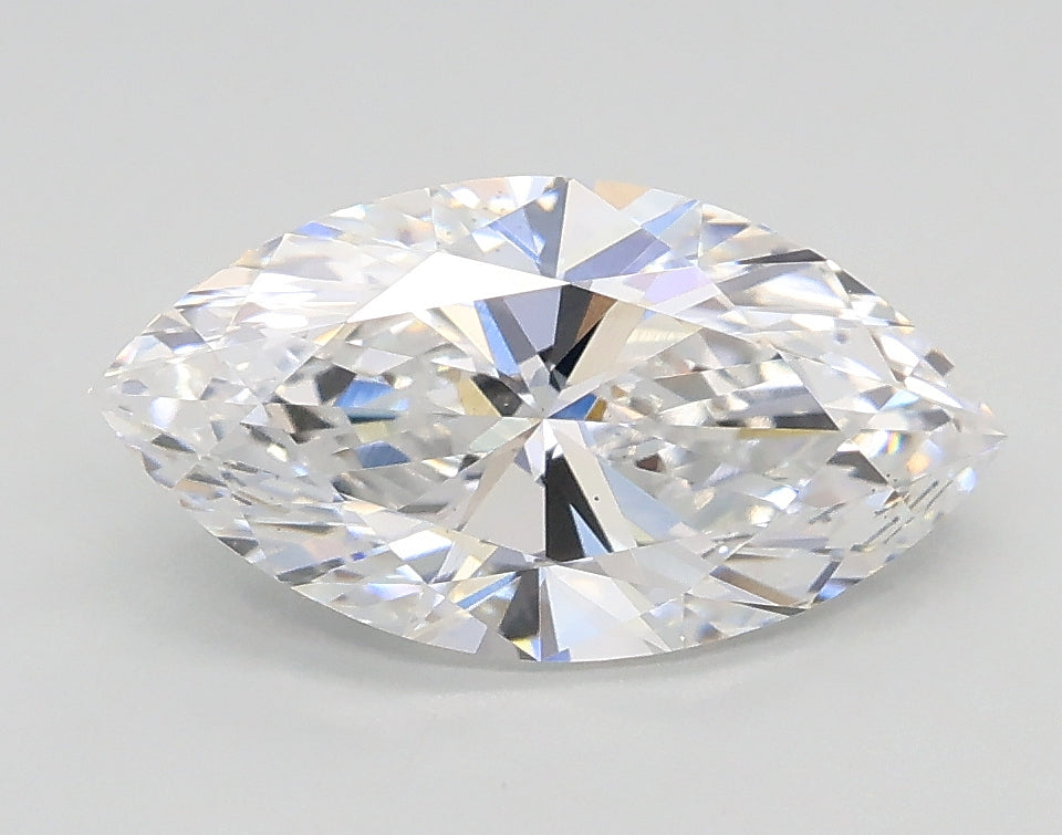 Lab-Grown 1.51 Carat Marquis Shape Diamond color F Clarity VS1, precious stones, engagement diamonds