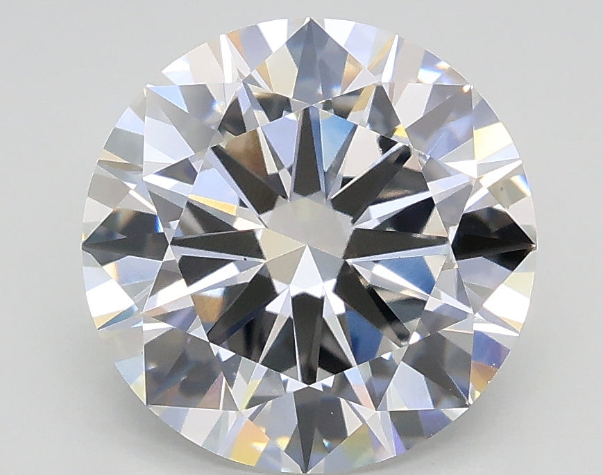 Lab-Grown 2.53 Carat Round Brilliant Diamond color E Clarity VS1, precious stones, engagement diamonds