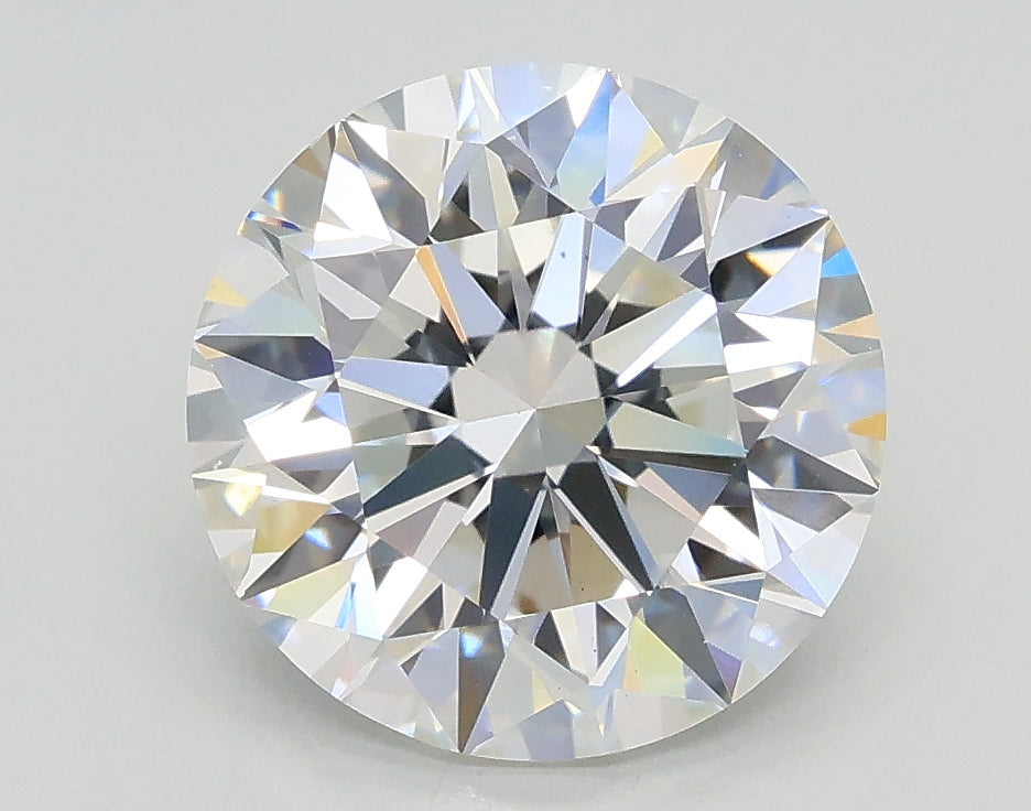 Lab-Grown 2.52 Carat Round Brilliant Diamond color F Clarity VS1, precious stones, engagement diamonds