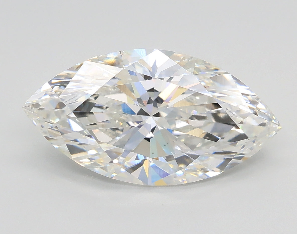 Lab-Grown 2.28 Carat Marquis Shape Diamond color F Clarity VVS2, precious stones, engagement diamonds