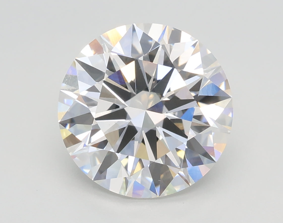 Lab-Grown 2.55 Carat Round Brilliant Diamond color F Clarity VVS2, precious stones, engagement diamonds