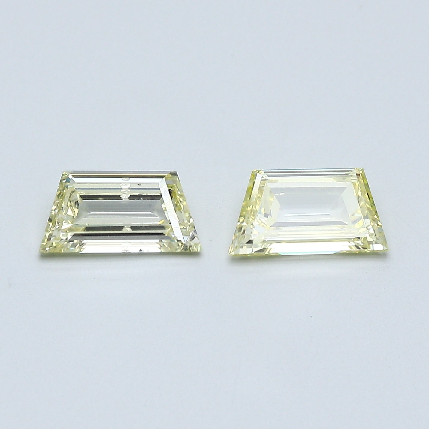 GIA Certified 0.65 Ct Trapezoid Shape Diamond Loose FANCY YELLOW-N Natural