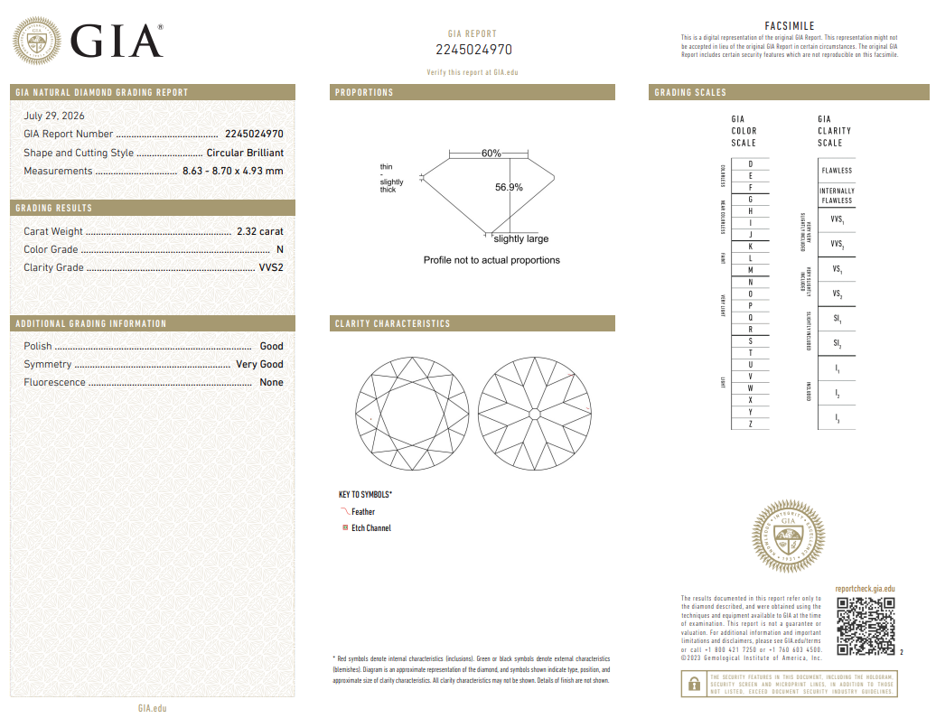 GIA Certified 0.9 Ct Old European Cut Diamond K-VS2 Natural Loose