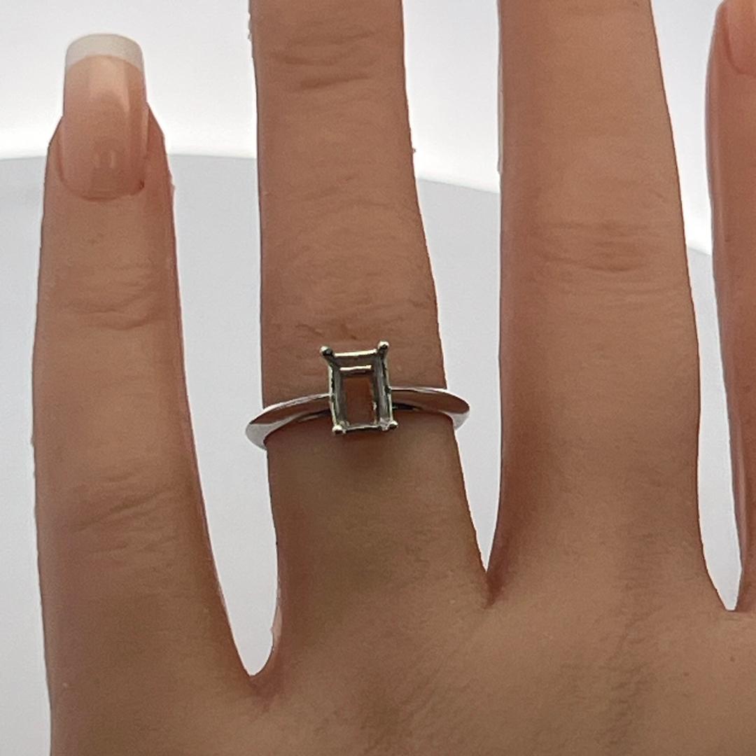 Tiffany & Co Vintage Platinum Semi Mount Ring Fits 8.2mm Holds 1.20ct Stone