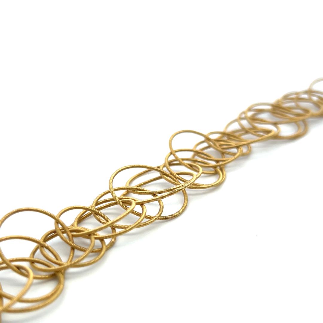 Buccellati Hawaii Vintage 18K Yellow Gold Link Necklace 40 Inch