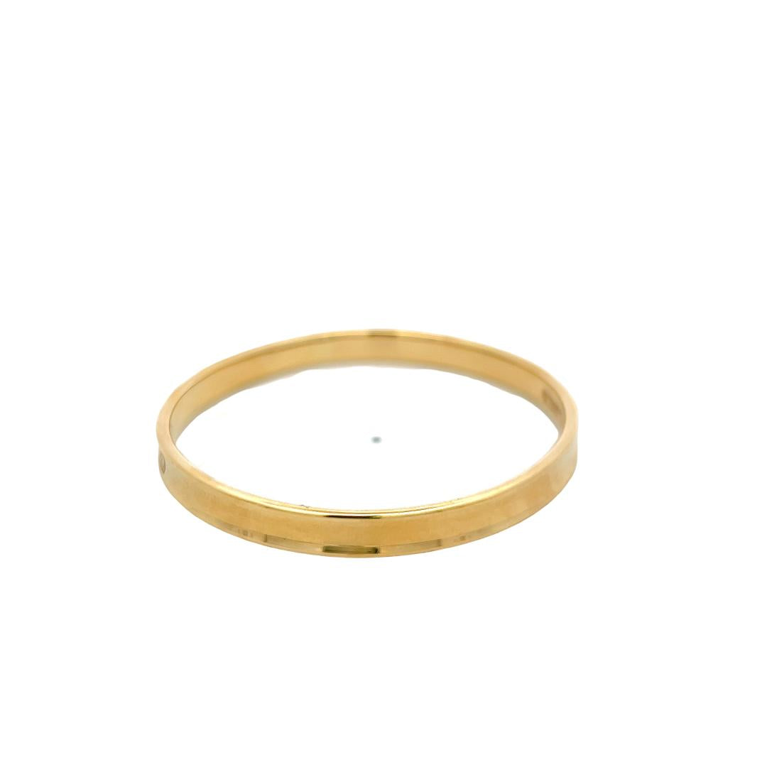 Tiffany & Co 18 Karat Yellow Gold Bangle Bracelet 27.9 Grams Size 6.75