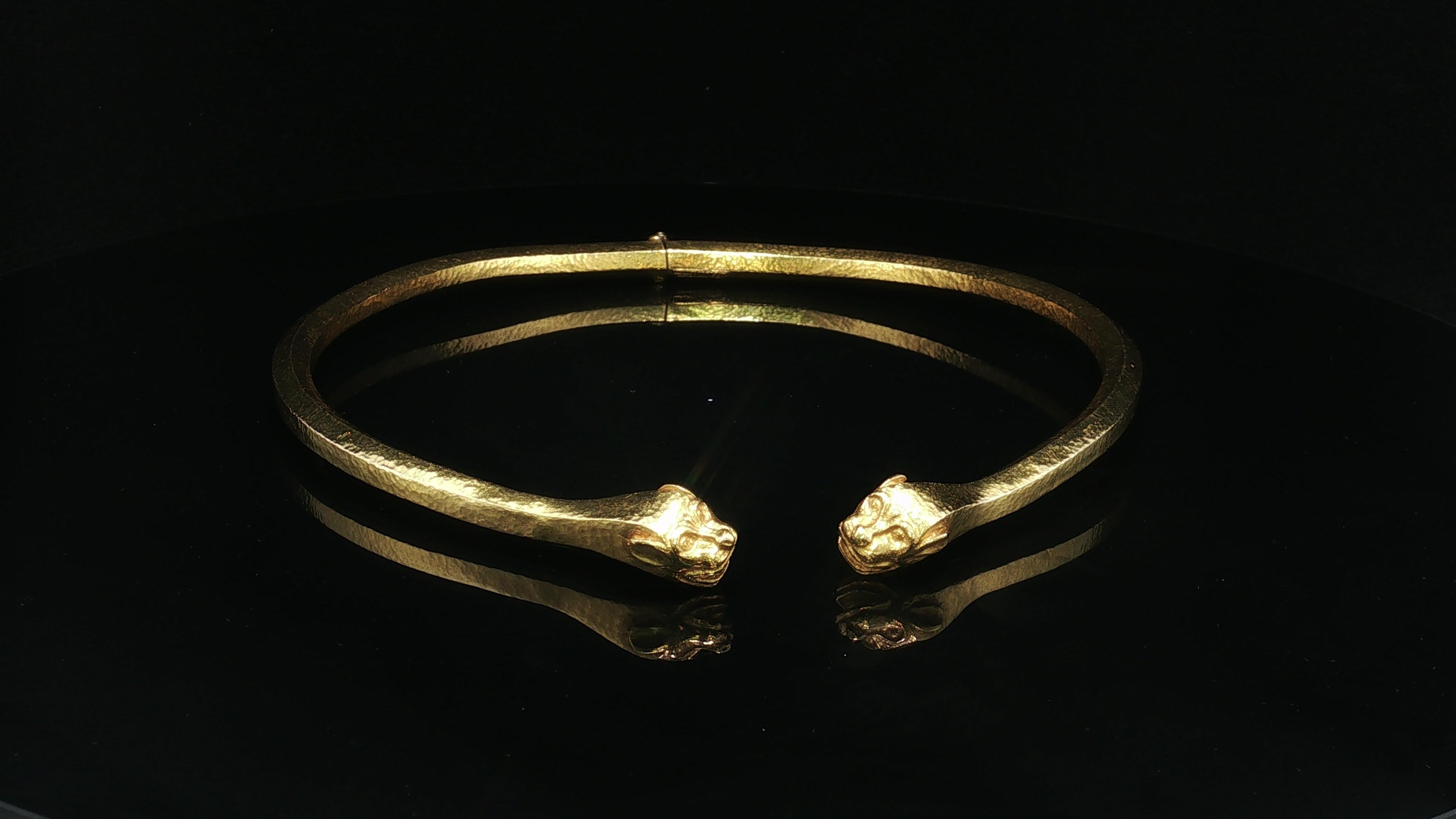 Lalaounis Vintage 18K Yellow Gold Collar Necklace 57.1 Grams