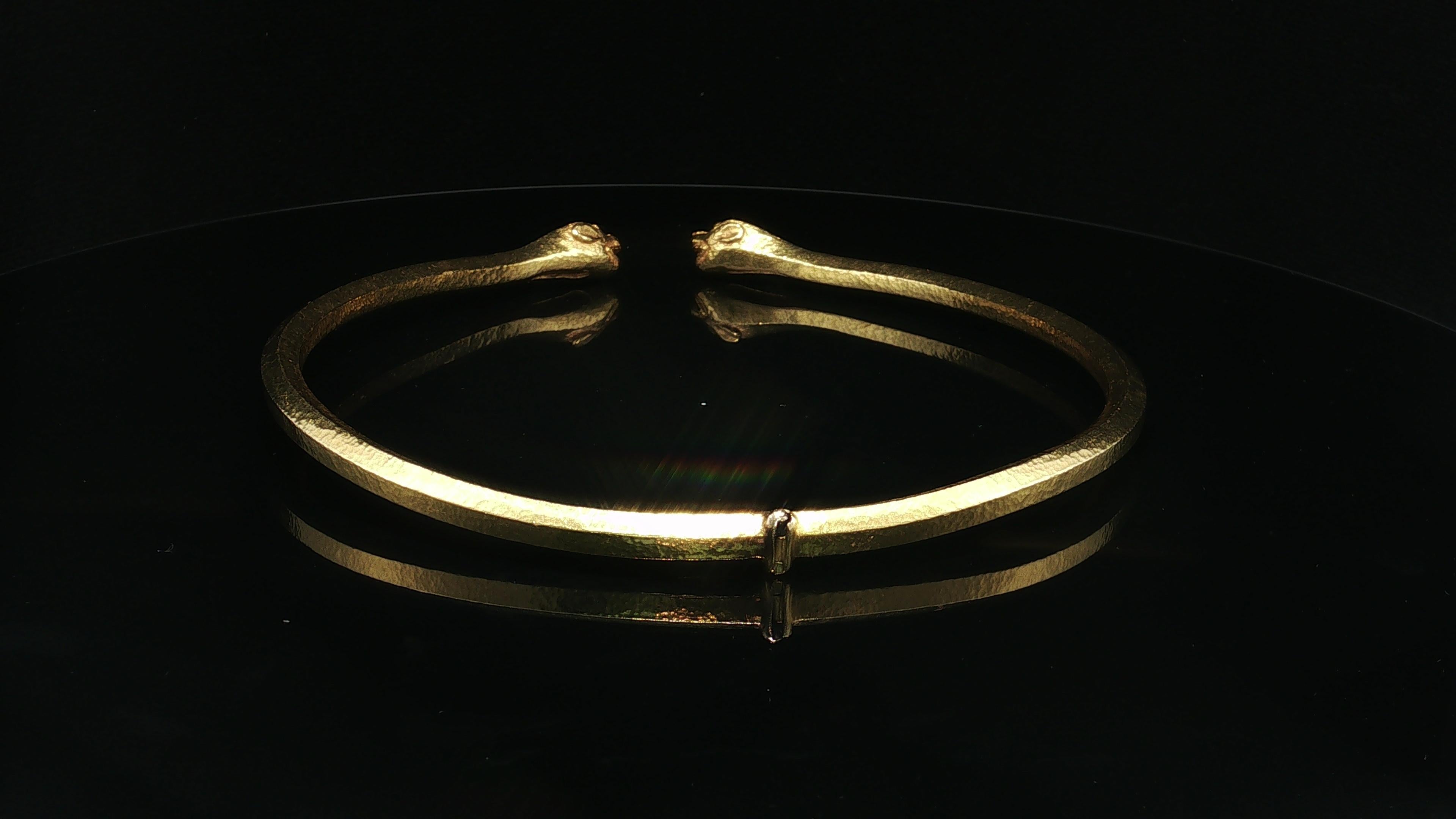 Lalaounis Vintage 18K Yellow Gold Collar Necklace 57.1 Grams