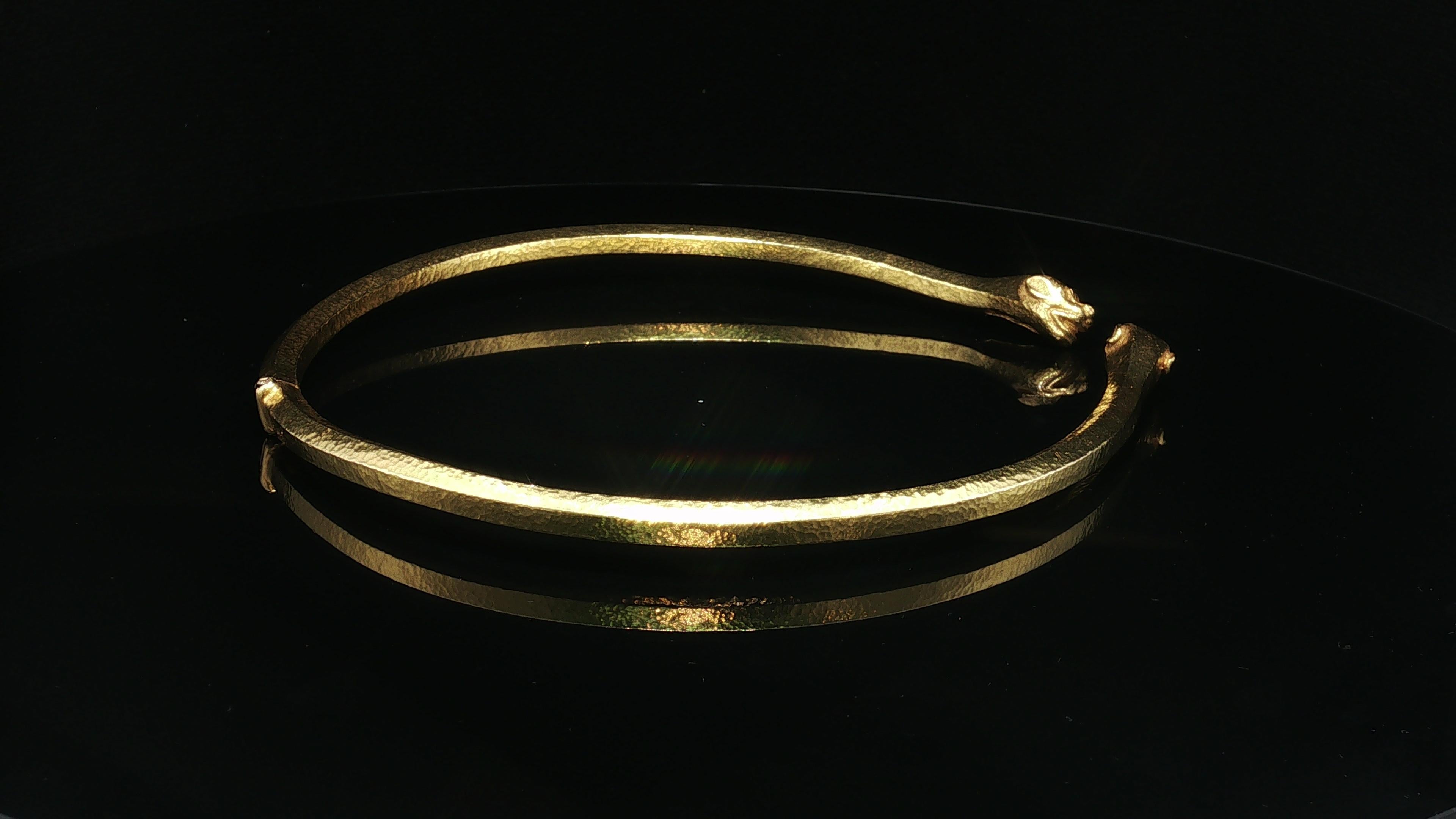Lalaounis Vintage 18K Yellow Gold Collar Necklace 57.1 Grams