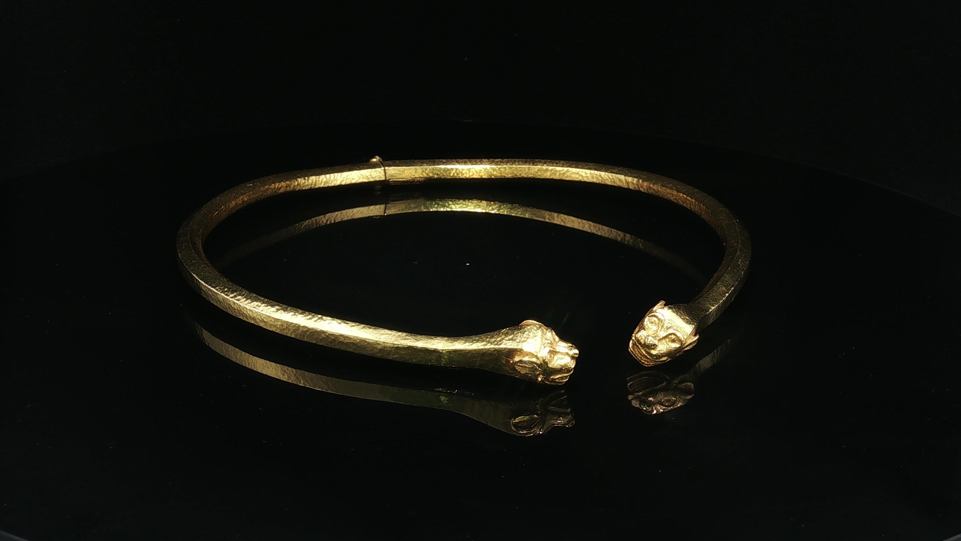 Lalaounis Vintage 18K Yellow Gold Collar Necklace 57.1 Grams