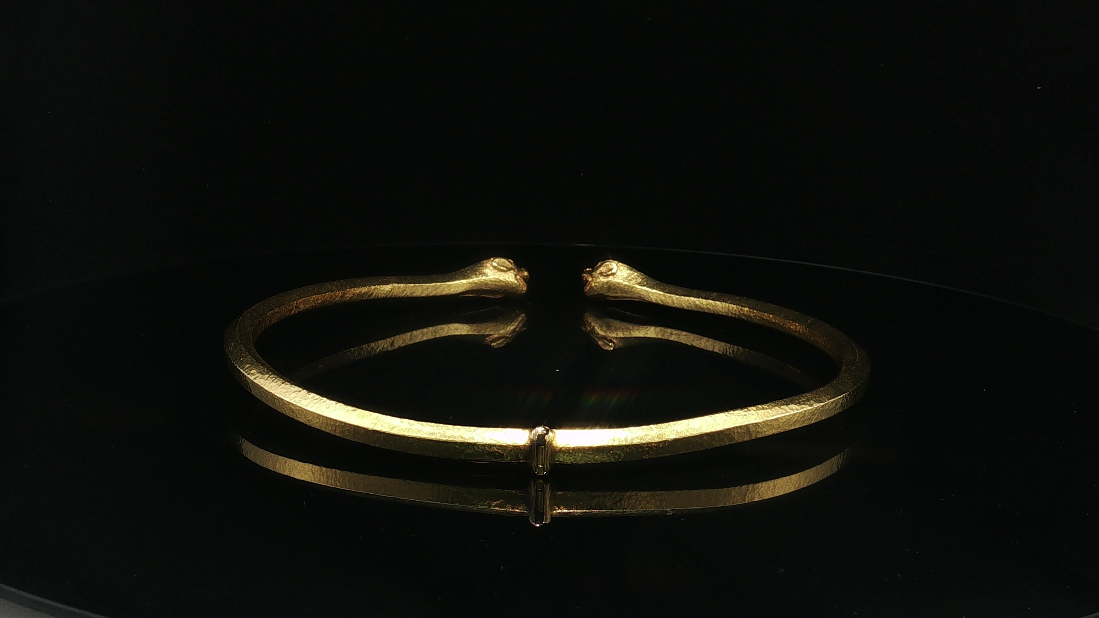 Lalaounis Vintage 18K Yellow Gold Collar Necklace 57.1 Grams