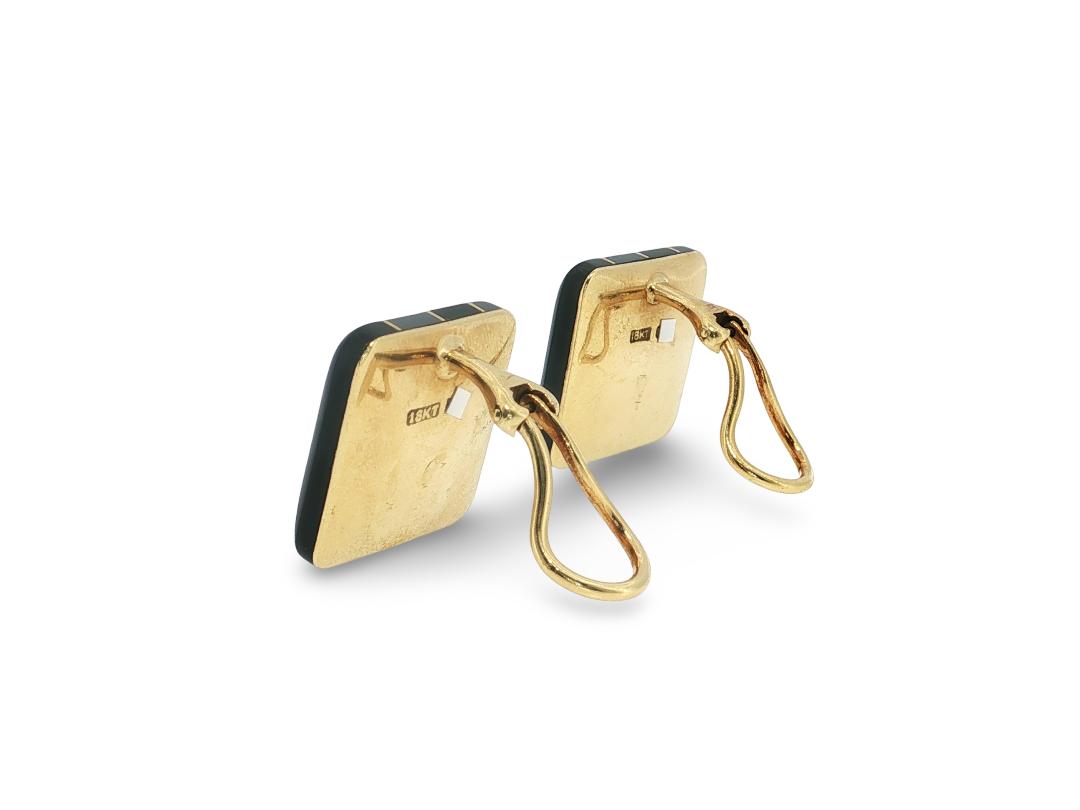 Angela Cummings Vintage 18 Karat Yellow Gold Clip On Earrings 19.9 Grams